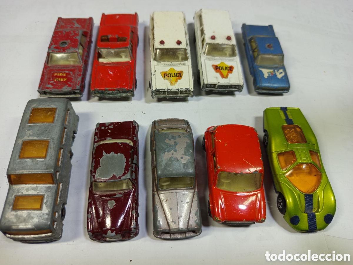 Coches a escala Matchbox: 10 veh&iacute;culos Matchbox Lesney - Foto 1