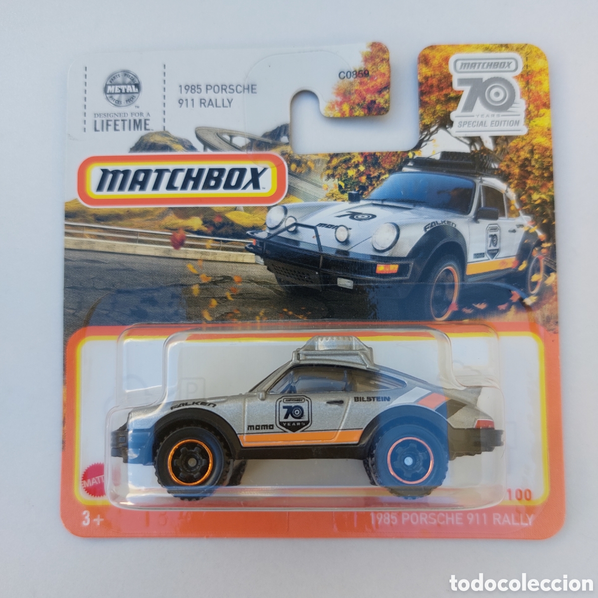 Coches a escala Matchbox: Porsche 911 rally matchbox - Foto 1