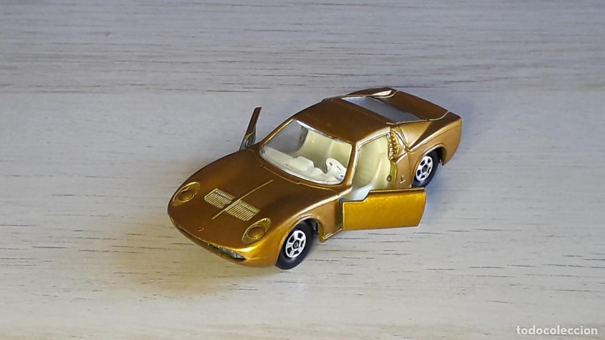 Coches a escala Matchbox: Lamborghini Miura # 33, metal, Lesney Matchbox Superfast England, original a&ntilde;o 1970.