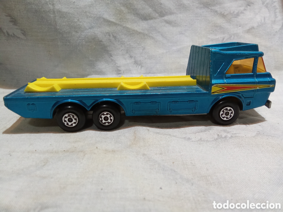 Coches a escala Matchbox: CAMI&Oacute;N K-21 TRACTOR TRANSPORTER DE MATCHBOX - Foto 4