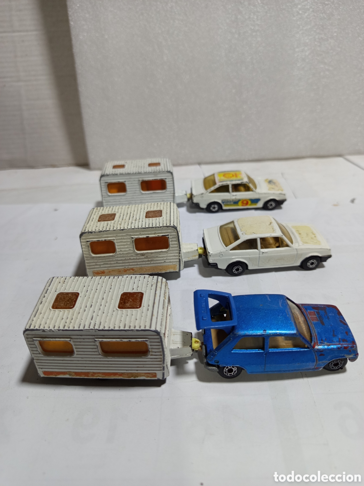 Coches a escala Matchbox: 3 coches y caravanas Matchbox - Foto 2