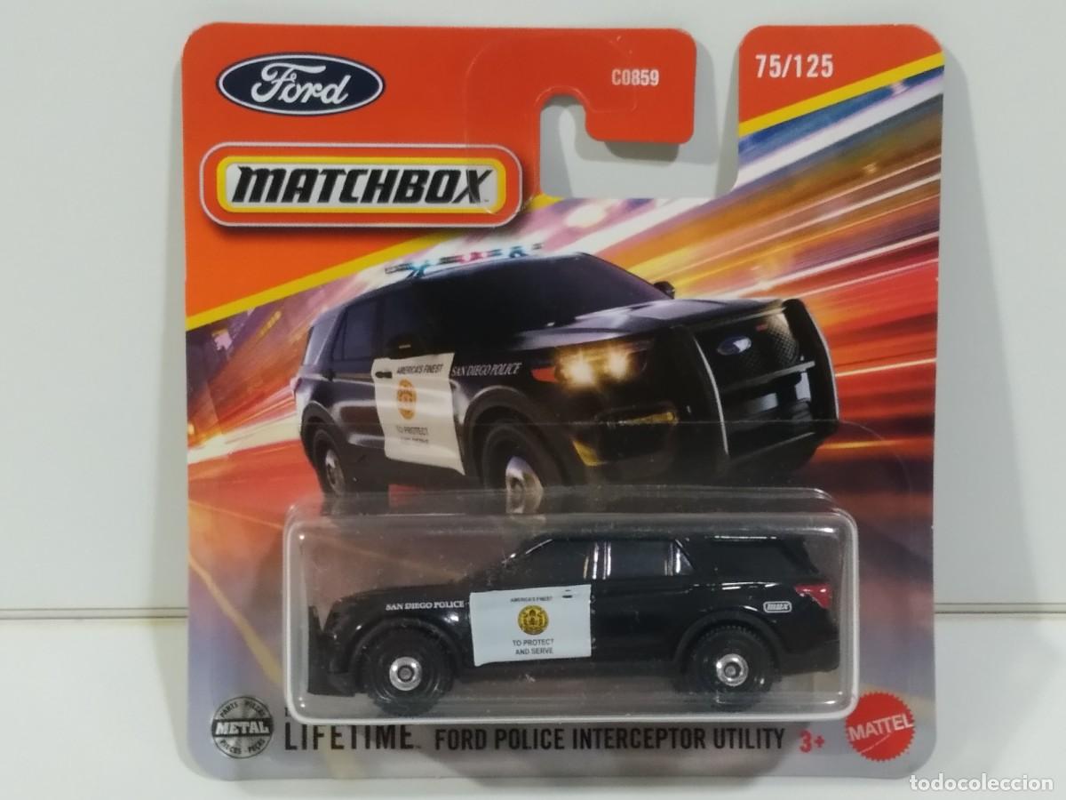 Coches a escala Matchbox: MATCHBOX POLICE INTERCEPTOR UTILITY - Foto 1