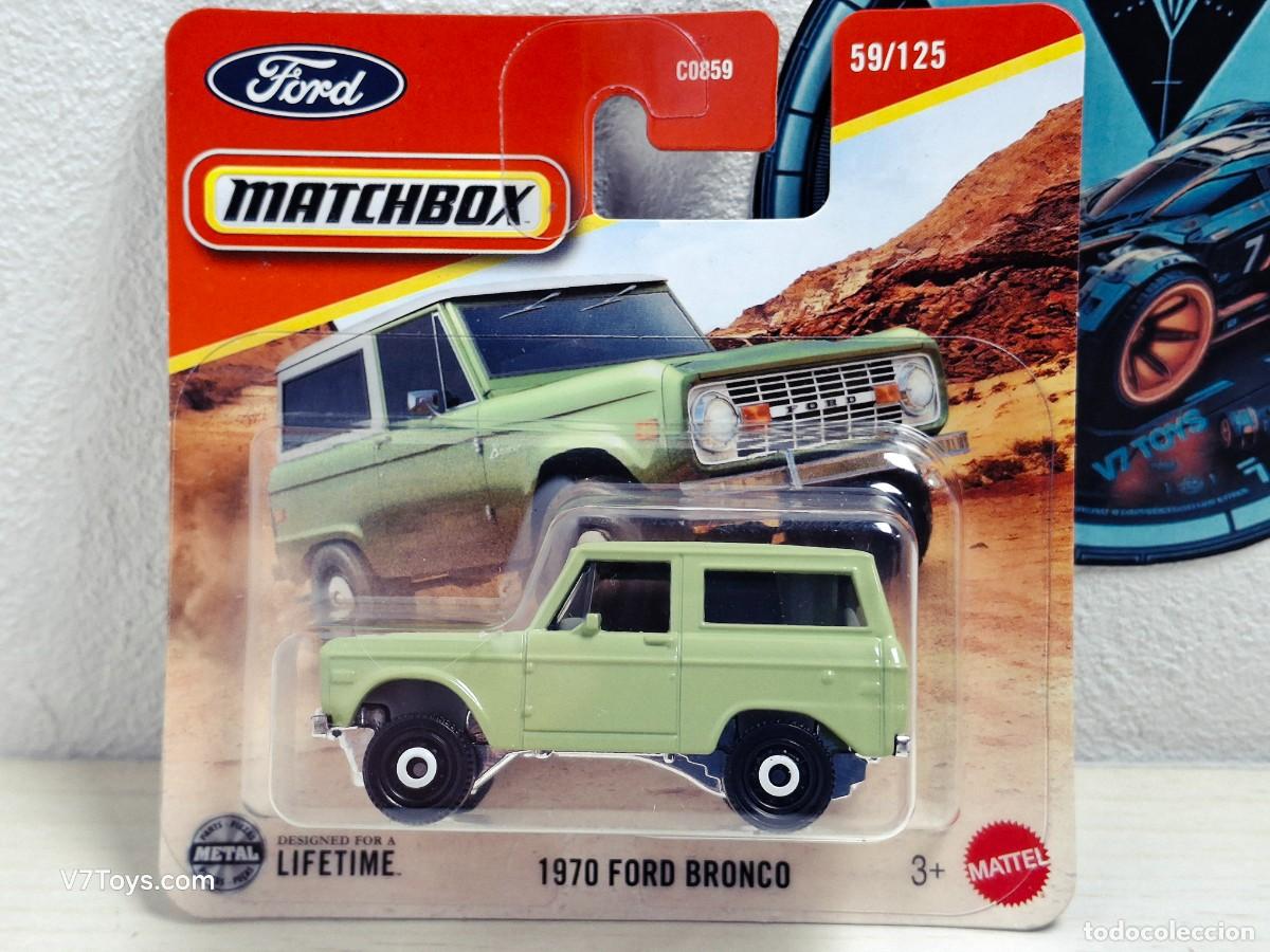 Coches a escala Matchbox: Ford Bronco 70 Matchbox Mattel - Foto 1