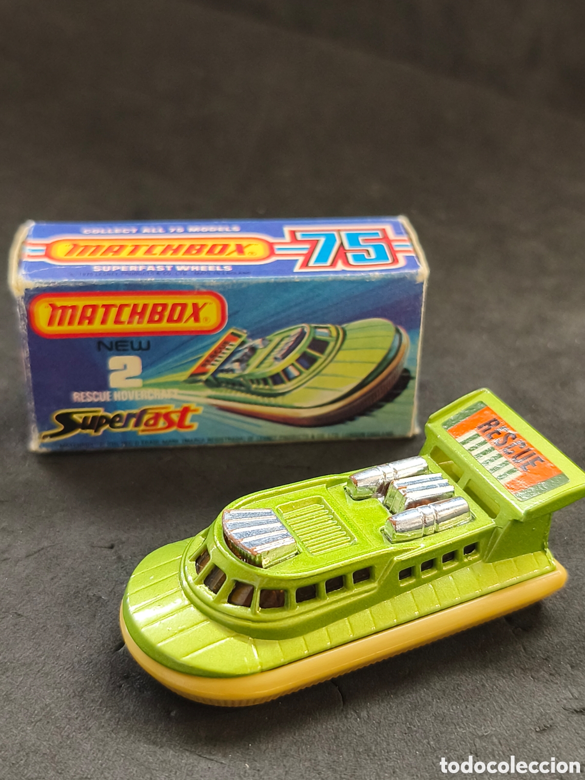 Coches a escala Matchbox: Matchbox rescue hovercraft Superfast new2 72 - Foto 1