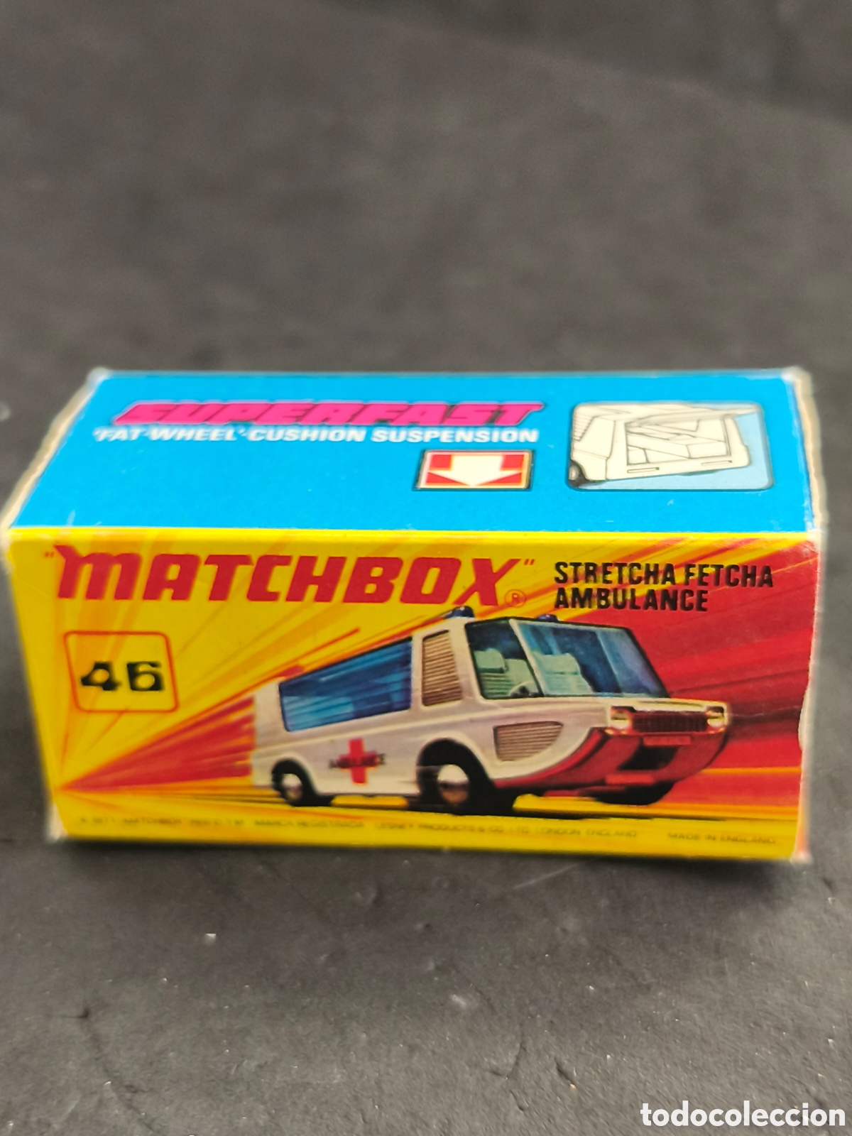 Coches a escala Matchbox: MATCHBOX SUPERFAST 46 STRETCH FETCHA Ambulance - Foto 5