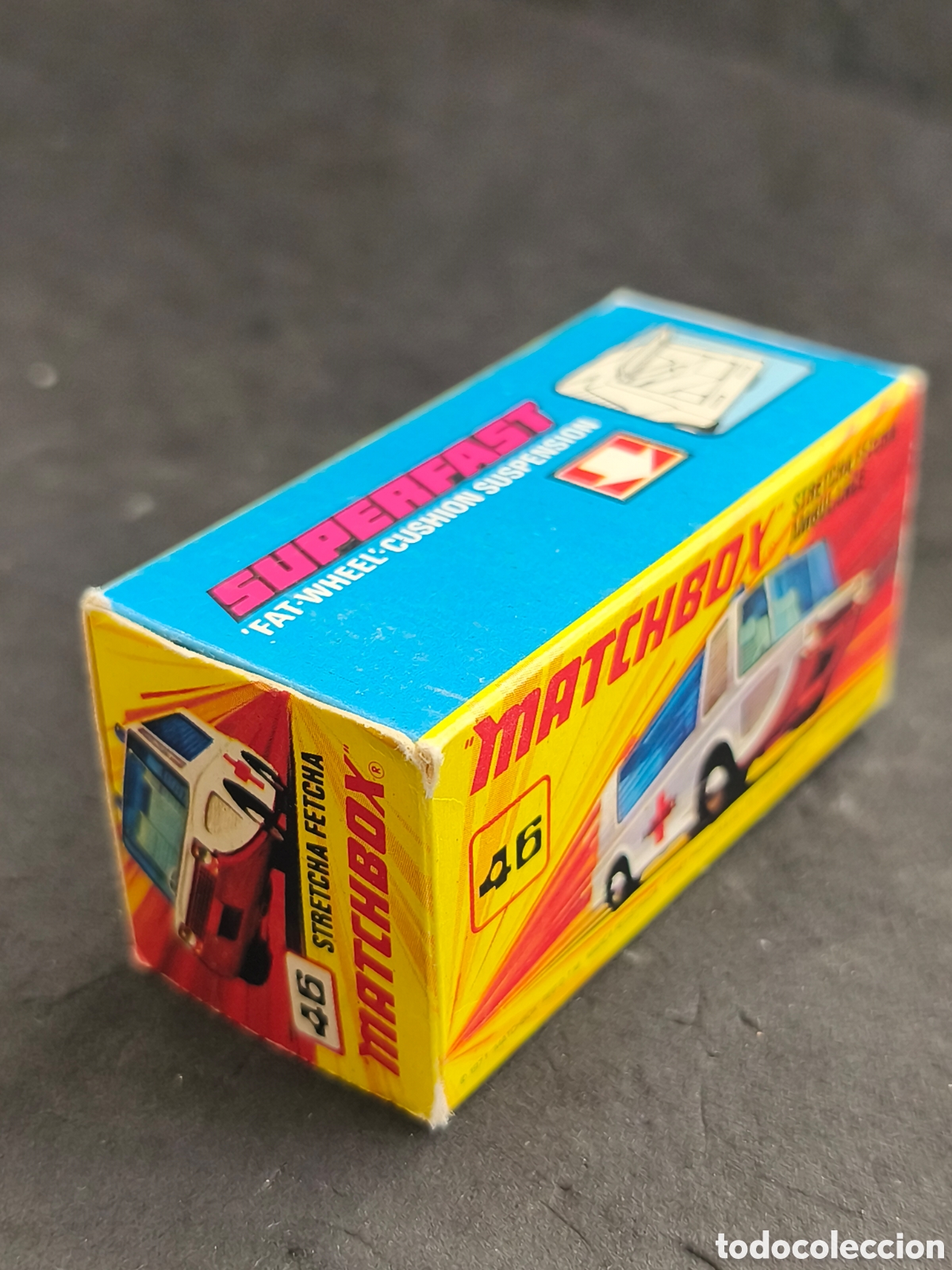 Coches a escala Matchbox: MATCHBOX SUPERFAST 46 STRETCH FETCHA Ambulance - Foto 6