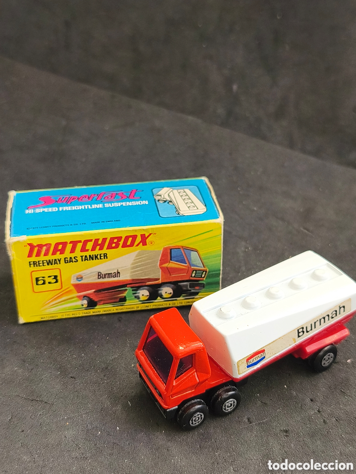 Coches a escala Matchbox: Matchbox freeway gas tanker 63 - Foto 1