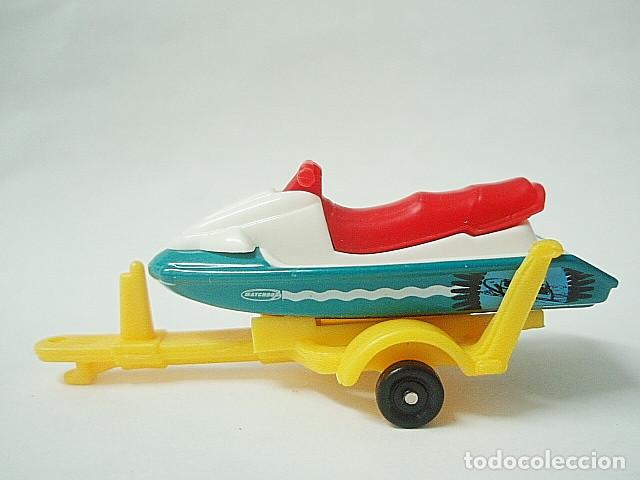 Coches a escala Matchbox: MATCHBOX MB373 E * 73 WATERCRAFT WITH TRAILER - Foto 1