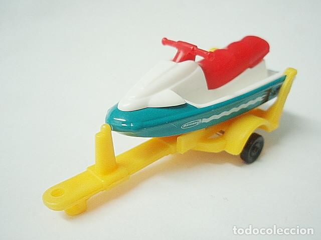 Coches a escala Matchbox: MATCHBOX MB373 E * 73 WATERCRAFT WITH TRAILER - Foto 3
