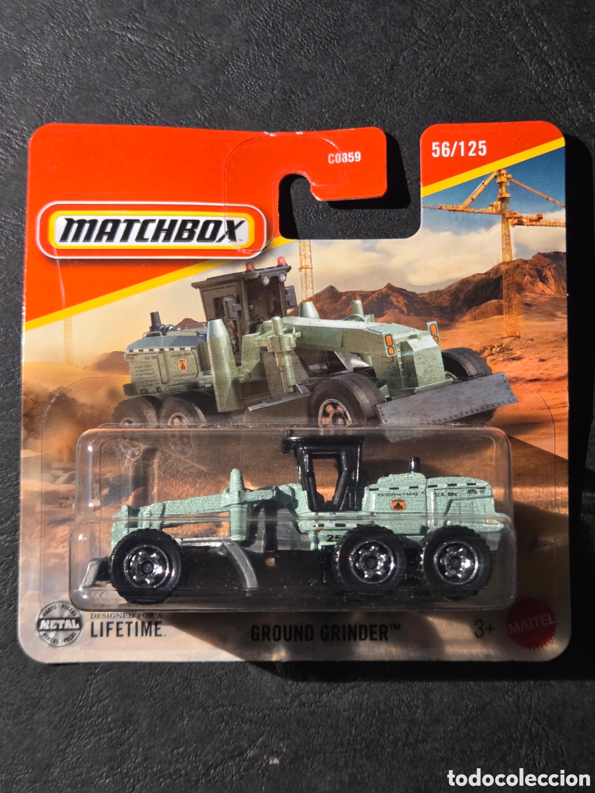 Coches a escala Matchbox: MATCHBOX MOTONIVELADORA, GROUND GRINDER - Foto 1