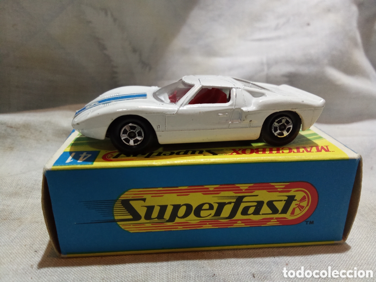 Coches a escala Matchbox: MATCHBOX SUPERFAST FORD GT, NEW 41 EN CAJA - Foto 2