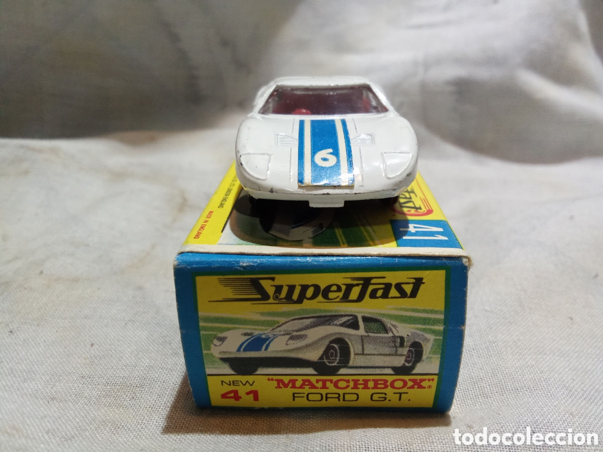Coches a escala Matchbox: MATCHBOX SUPERFAST FORD GT, NEW 41 EN CAJA - Foto 5