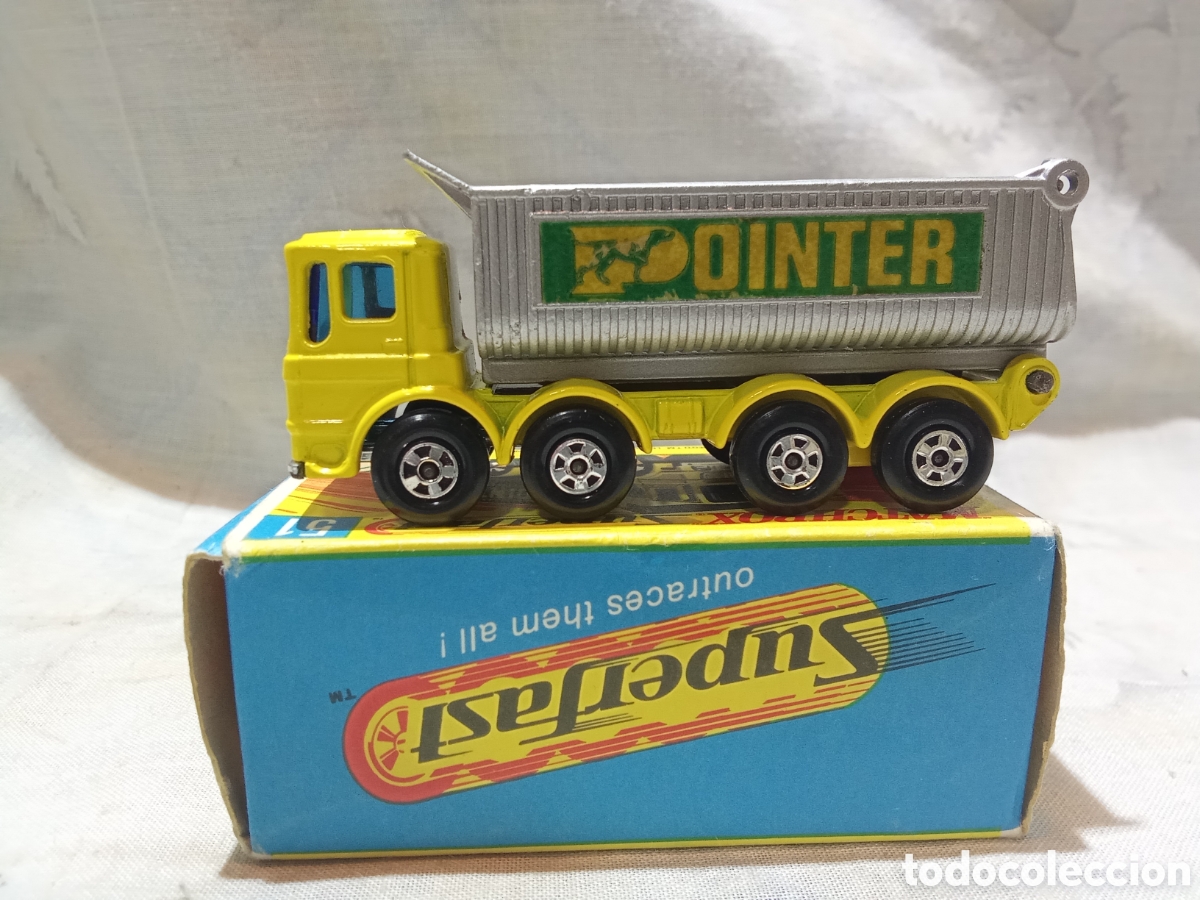 Coches a escala Matchbox: MATCHBOX SUPERFAST, 8 WHEEL TIPPER EN CAJA - Foto 2