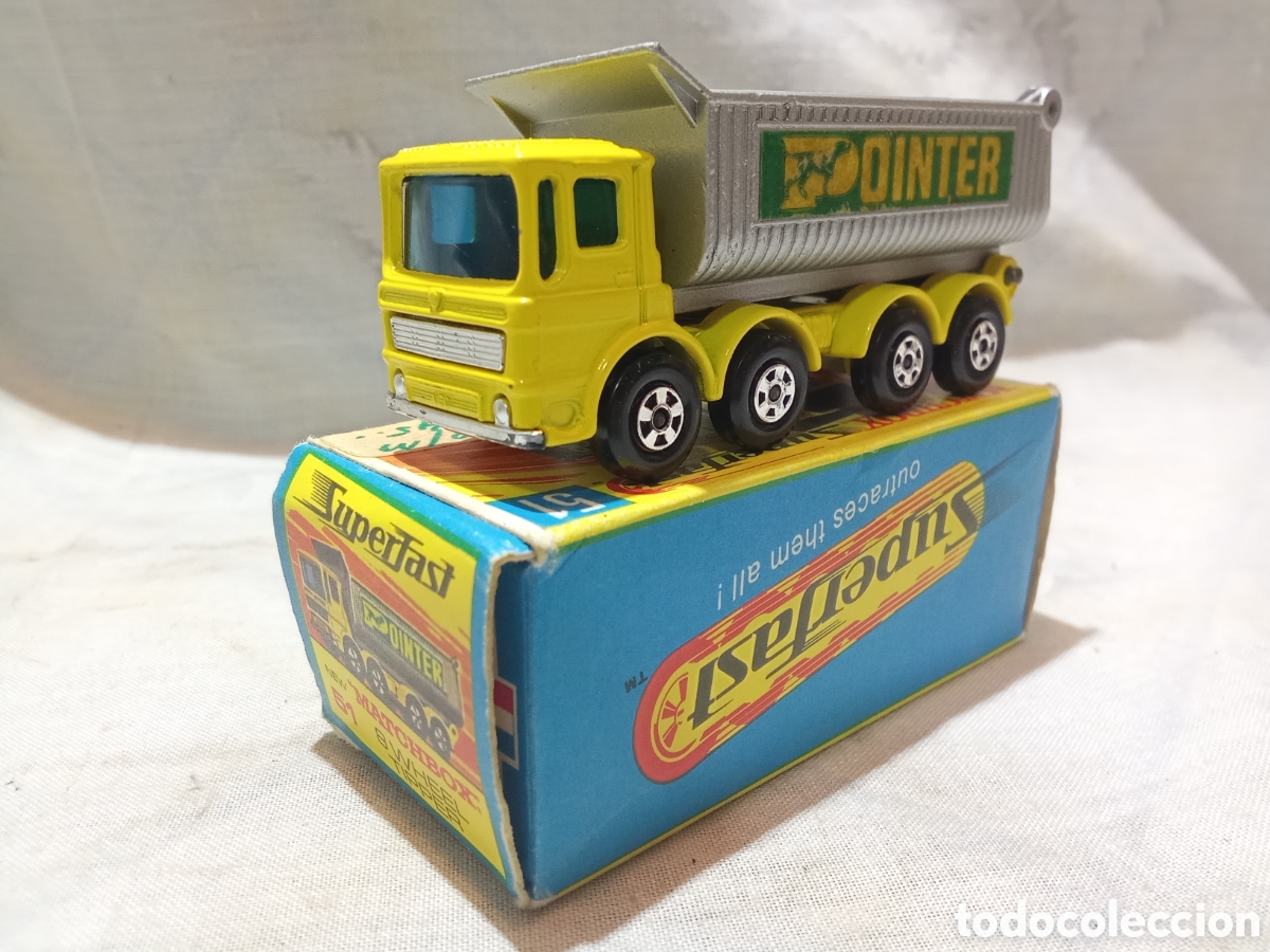Coches a escala Matchbox: MATCHBOX SUPERFAST, 8 WHEEL TIPPER EN CAJA - Foto 1
