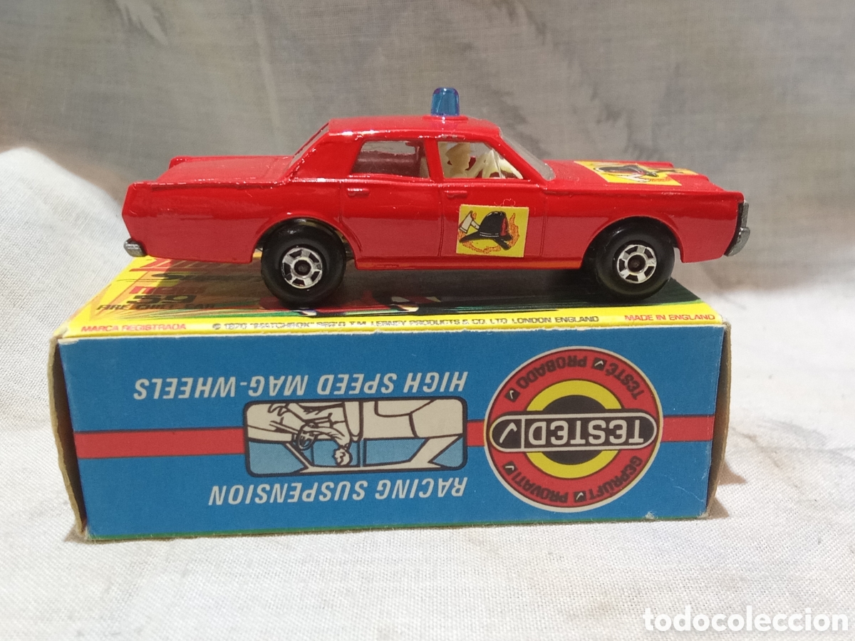 Coches a escala Matchbox: MATCHBOX SUPERFAST MERCURY FIRE CHIEF, 59 EN CAJA - Foto 4