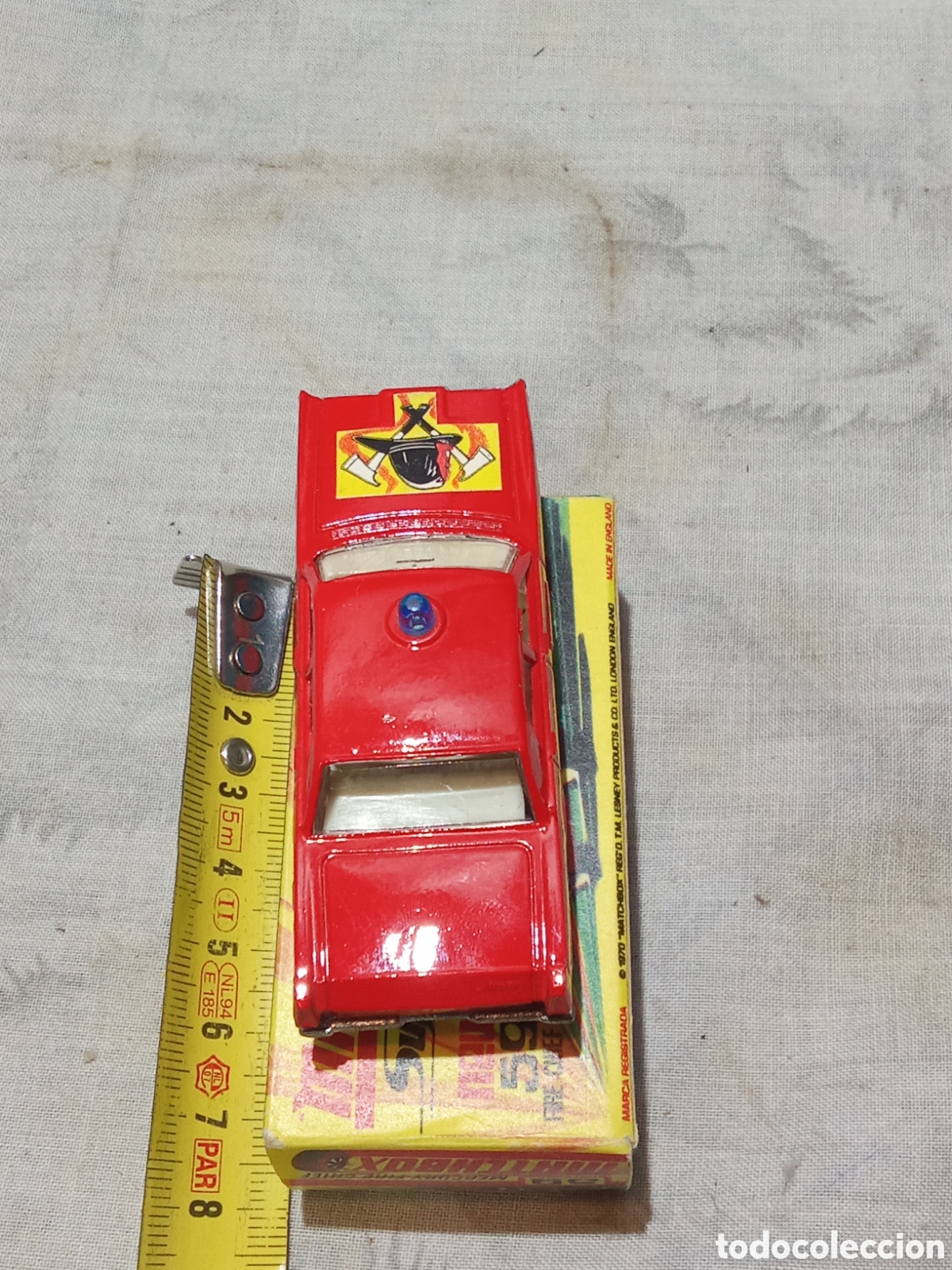 Coches a escala Matchbox: MATCHBOX SUPERFAST MERCURY FIRE CHIEF, 59 EN CAJA - Foto 6