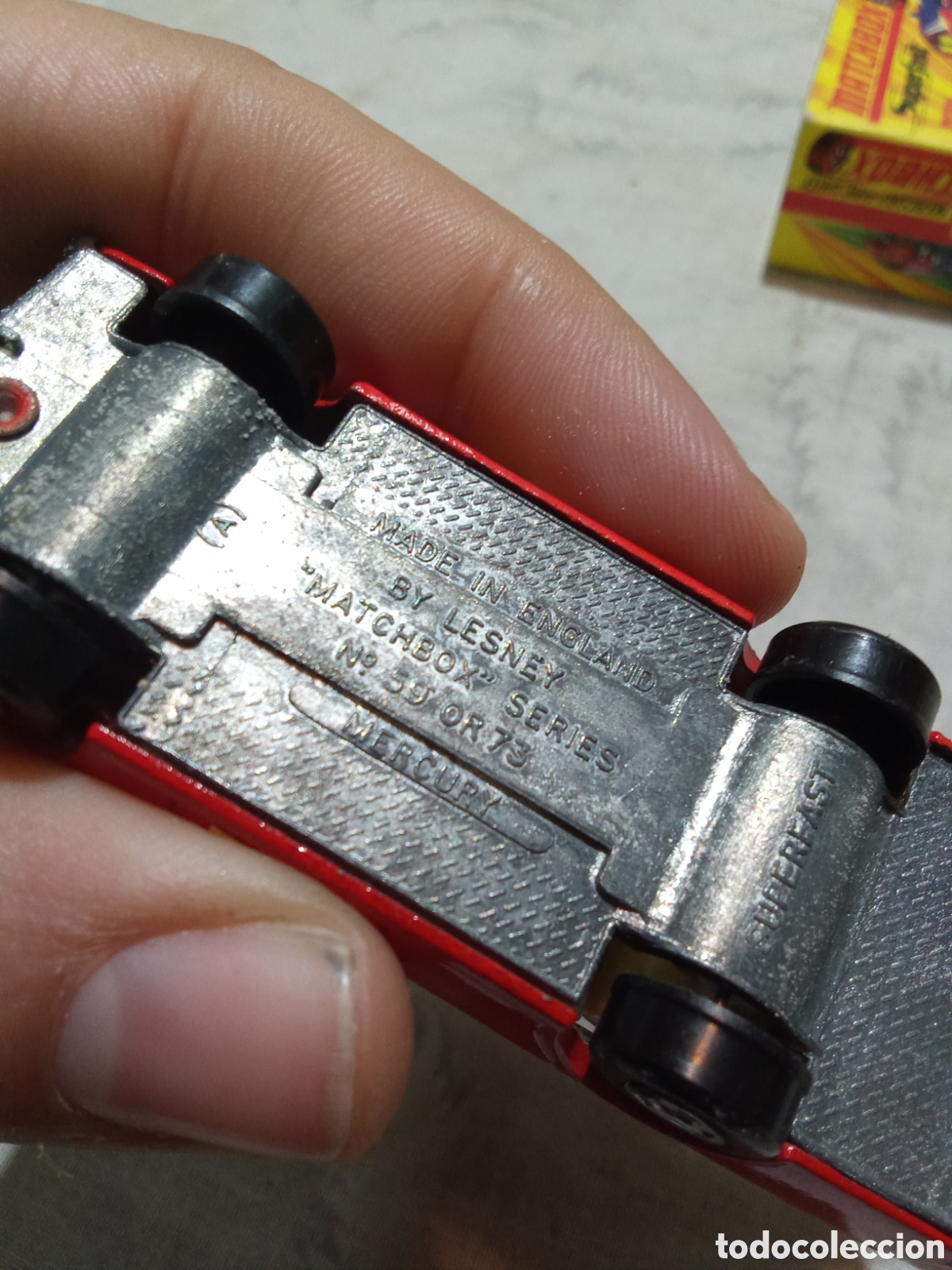 Coches a escala Matchbox: MATCHBOX SUPERFAST MERCURY FIRE CHIEF, 59 EN CAJA - Foto 7