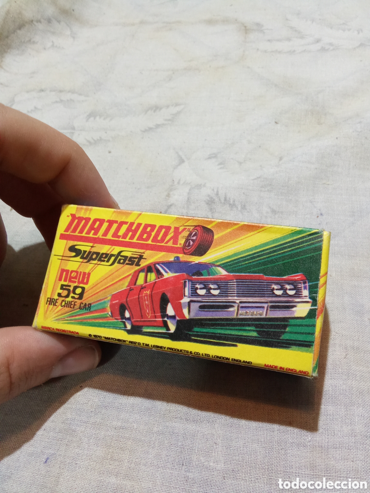Coches a escala Matchbox: MATCHBOX SUPERFAST MERCURY FIRE CHIEF, 59 EN CAJA - Foto 8