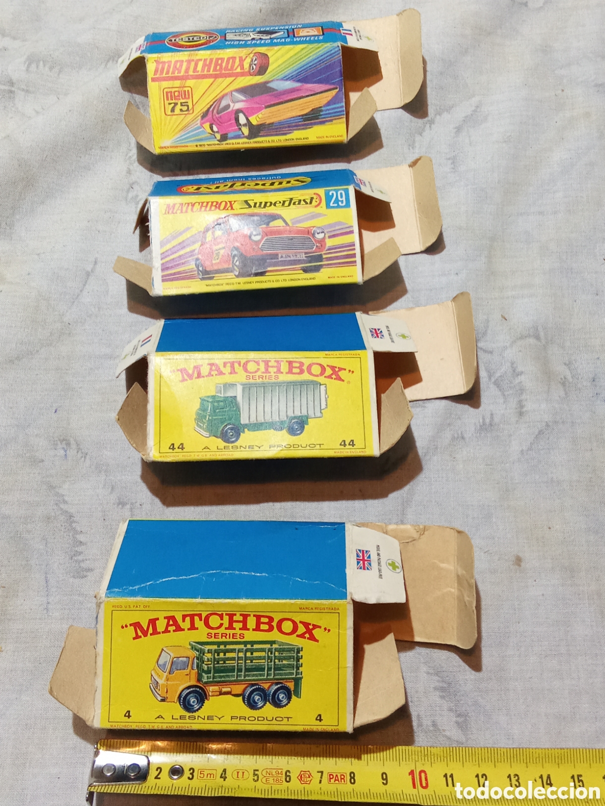 Coches a escala Matchbox: LOTE 4 CAJAS PARA AUTOS MATCHBOX - Foto 4