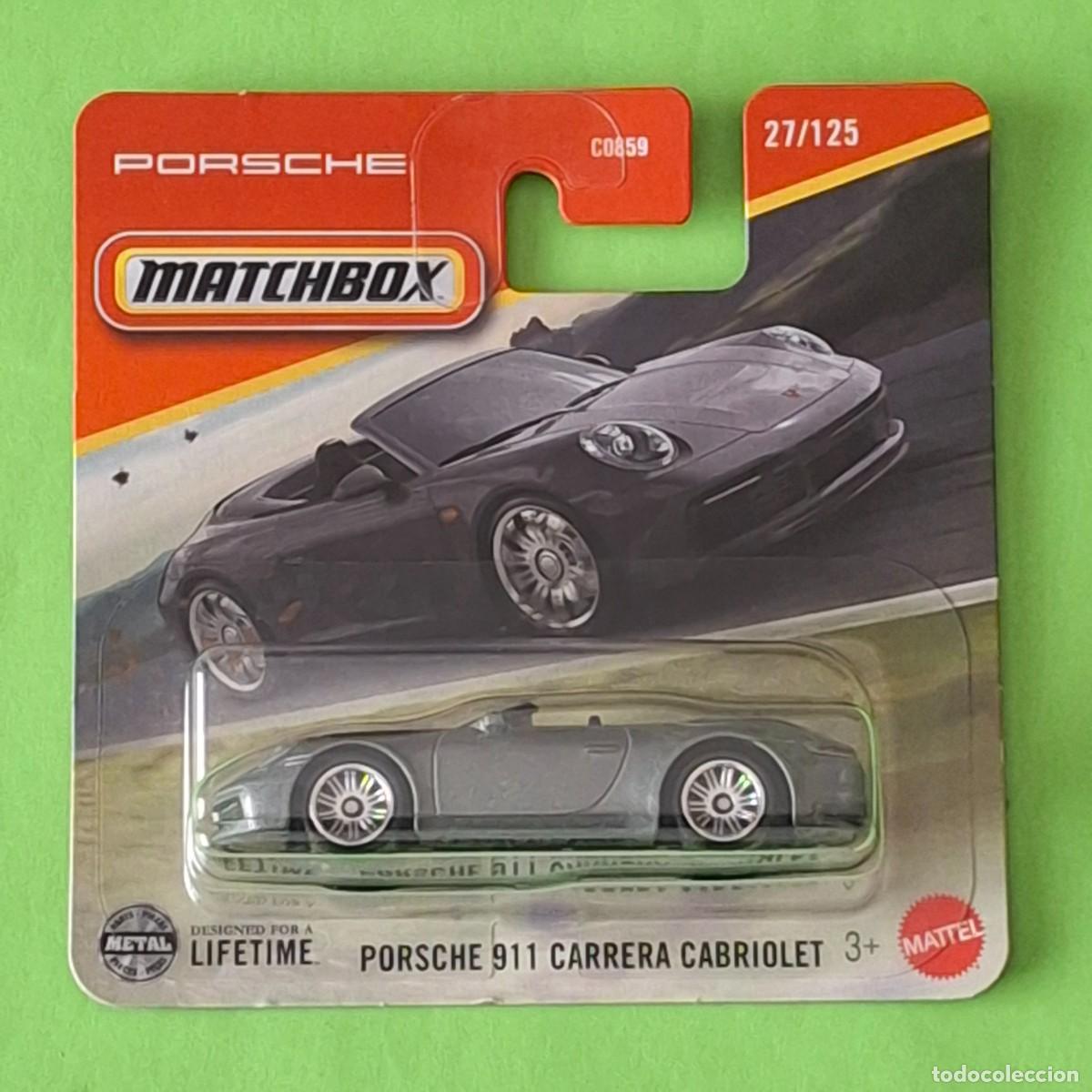 Coches a escala Matchbox: MATCHBOX 2025 27/125 - PORSCHE 911 CARRERA CABRIOLET - NUEVO EN BLISTER - 1/64