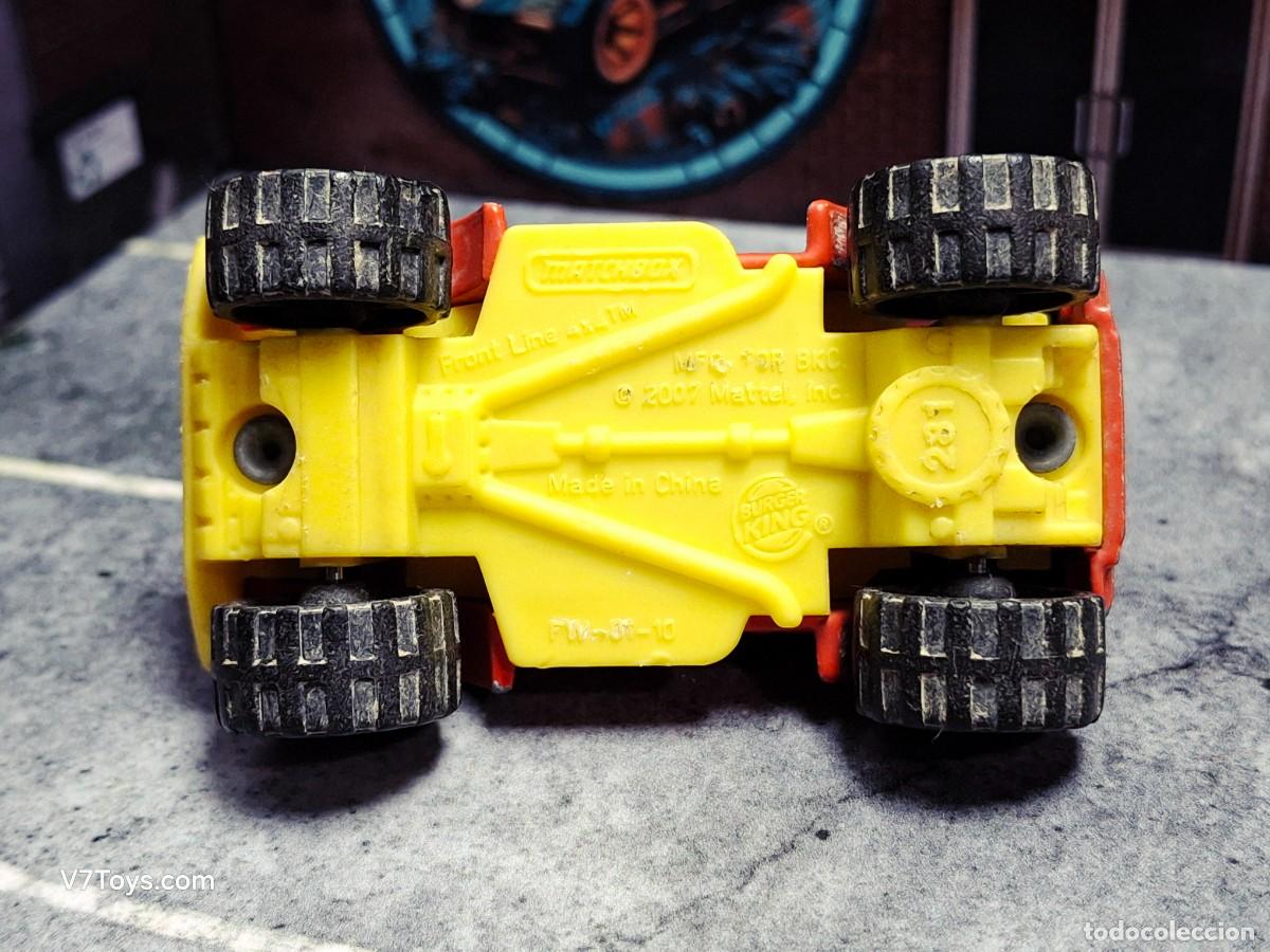 Coches a escala Matchbox: Front Line 4x4 Matchbox 2007 Burger King Mattel - Foto 3