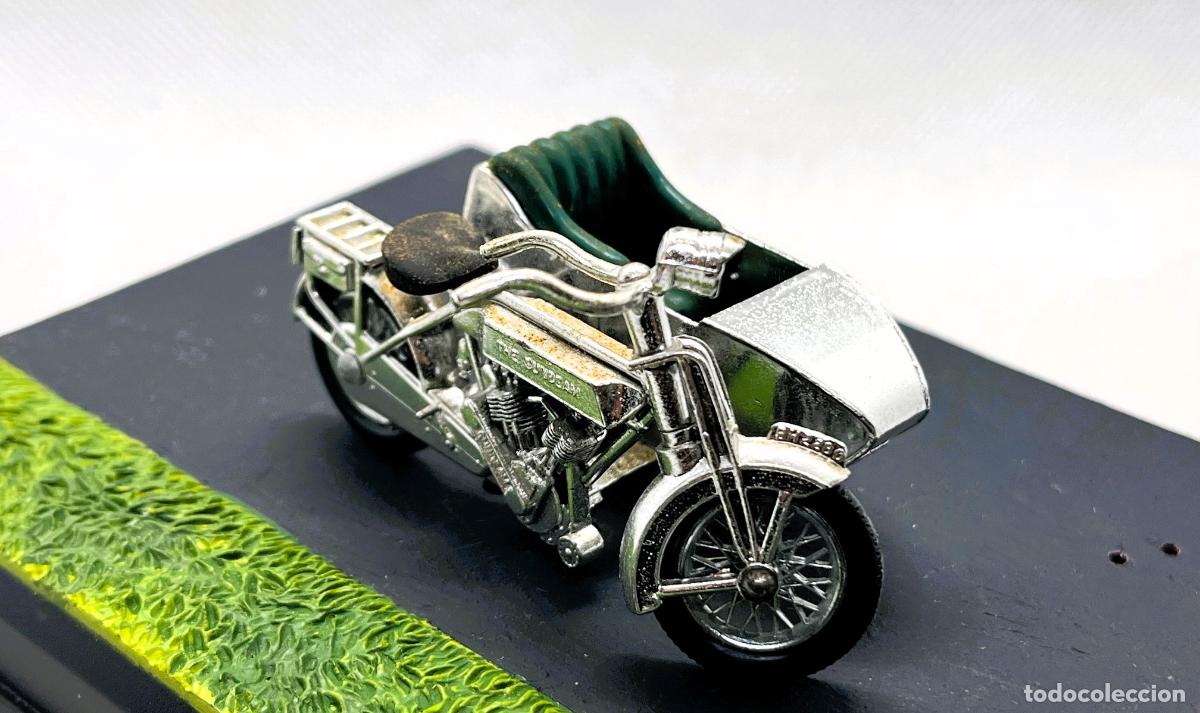 Coches a escala Matchbox: Moto Sunbeam 1914 con sidecar de Matchbox muy rara - FLA