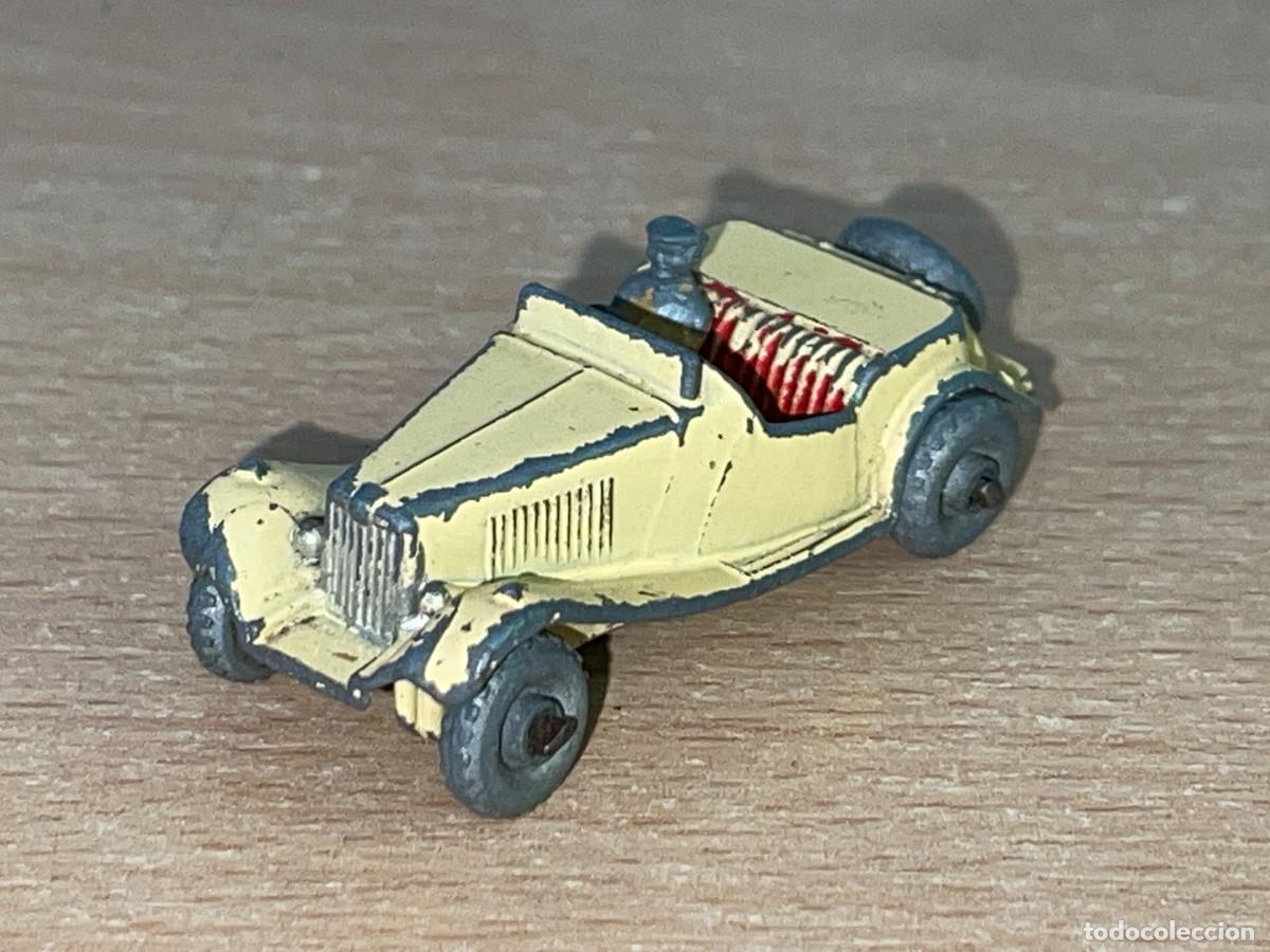 Modellautos Matchbox: 67- Matchbox Lesney Moko antiguo coche MG TD Sports Car Ref. 19A a&ntilde;os 50 Made in England