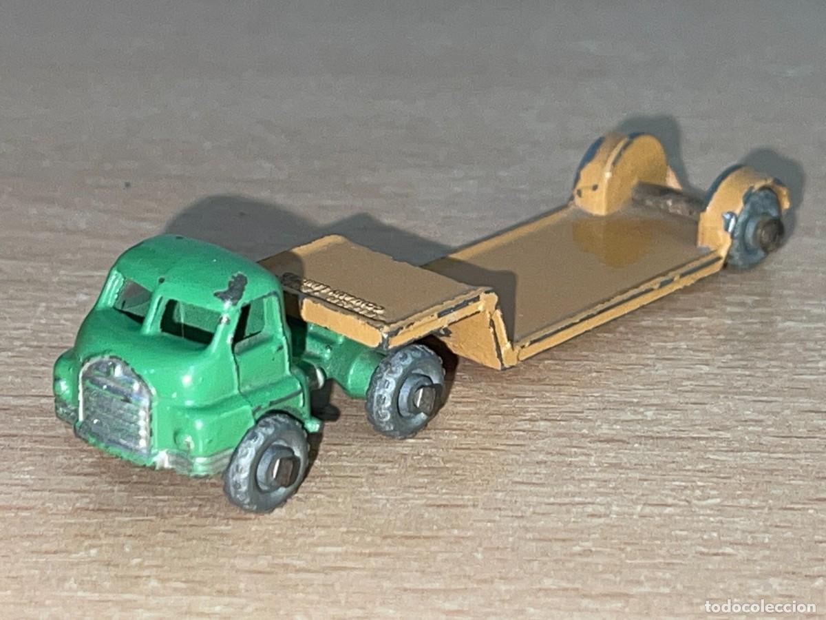 Modellautos Matchbox: 68- Matchbox Lesney Moko antiguo cami&oacute;n Bedford British Trailer Ref. 27 a&ntilde;os 50 Made in England