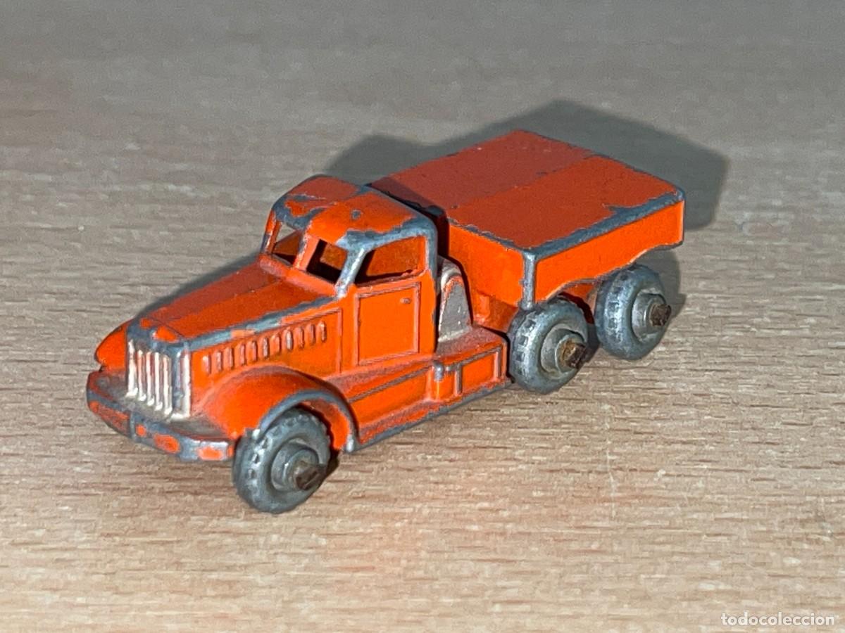Modellautos Matchbox: 70- Matchbox Lesney Moko antiguo cami&oacute;n Diamond T naranja Ref. 15 a&ntilde;os 50 Made in England