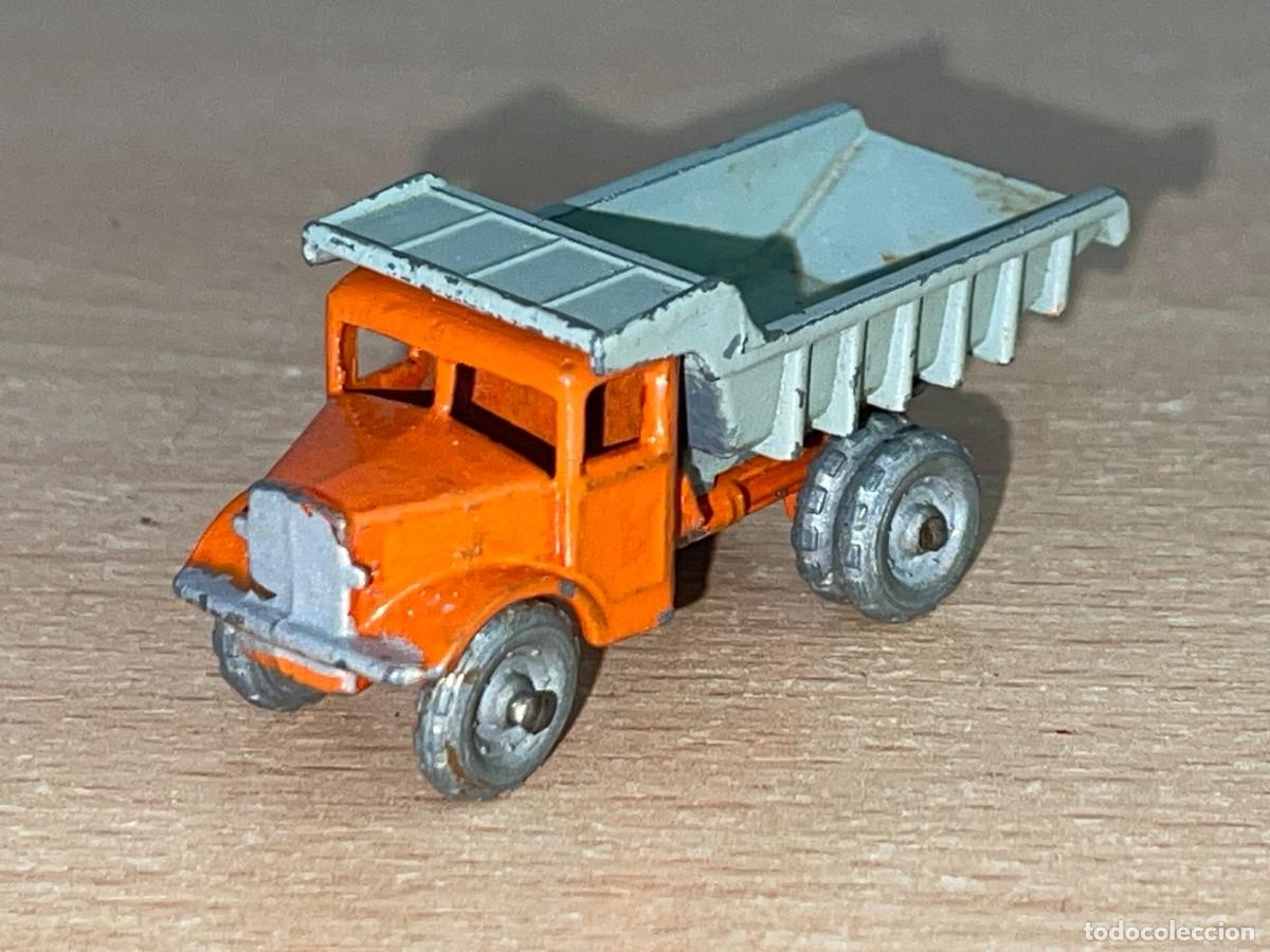 Modellautos Matchbox: 73- Matchbox Lesney Moko antiguo Cami&oacute;n Volquete Quarry Truck naranja Ref. 6 a&ntilde;os 50 Made in England