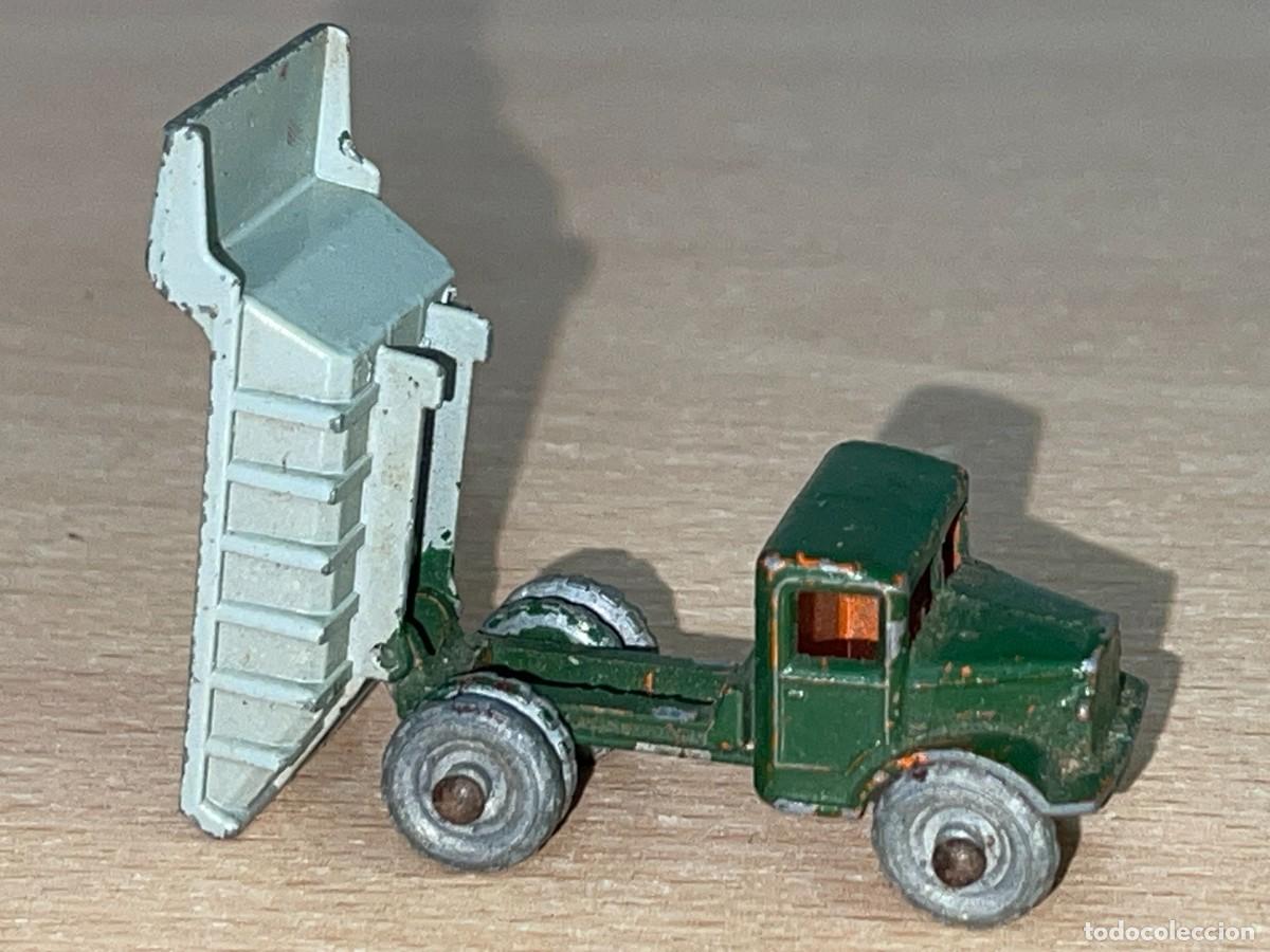 Modellautos Matchbox: 74- Matchbox Lesney Moko antiguo Cami&oacute;n Volquete Quarry Truck verde Ref. 6 a&ntilde;os 50 Made in England