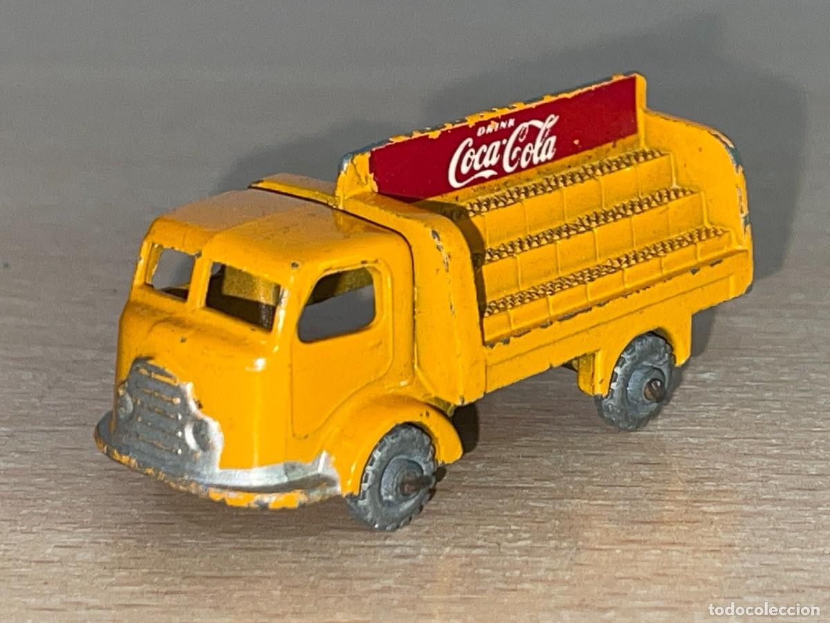 Coches a escala Matchbox: 78- Matchbox Lesney Moko antiguo Cami&oacute;n Karrier Bantam 2 Ton Coca-Cola Ref 37 a&ntilde;os50 Made in England