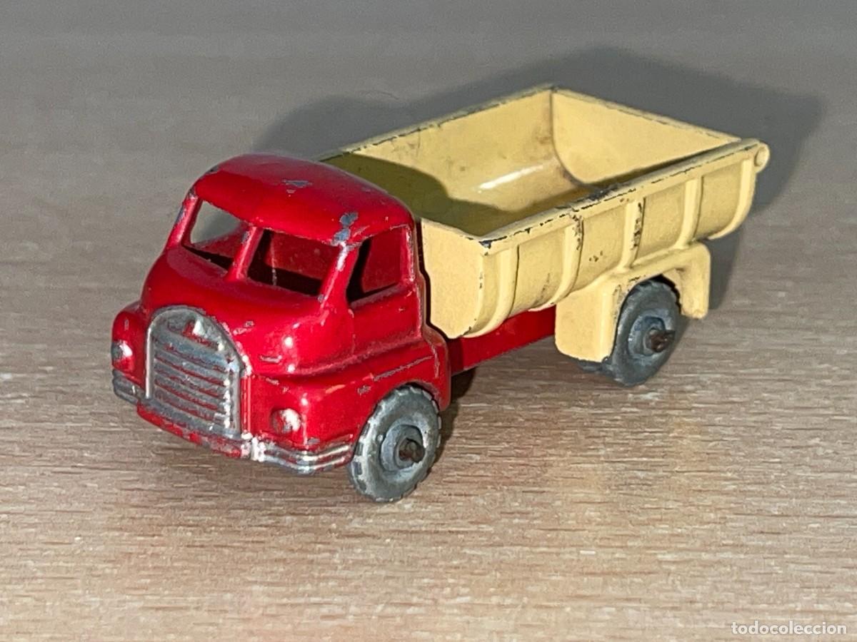 Coches a escala Matchbox: 79- Matchbox Lesney Moko antiguo Cami&oacute;n Volquete Bedford 7 Ton Tipper Ref 40 a&ntilde;os 50 Made in England
