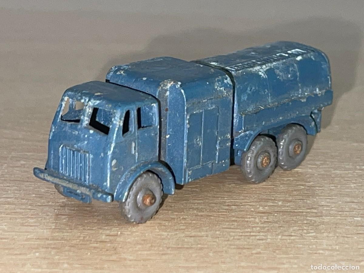 Coches a escala Matchbox: 81- Matchbox Lesney Moko antiguo Cami&oacute;n 10 Ton Pressure Refueller Ref. 73 a&ntilde;os 50 Made in England