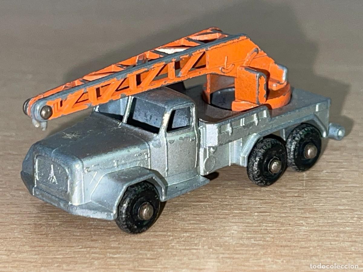 Coches a escala Matchbox: 82- Matchbox Lesney antiguo Cami&oacute;n Gr&uacute;a Crane Truck Magirus Deutz Ref. 30 a&ntilde;os 50 Made in England