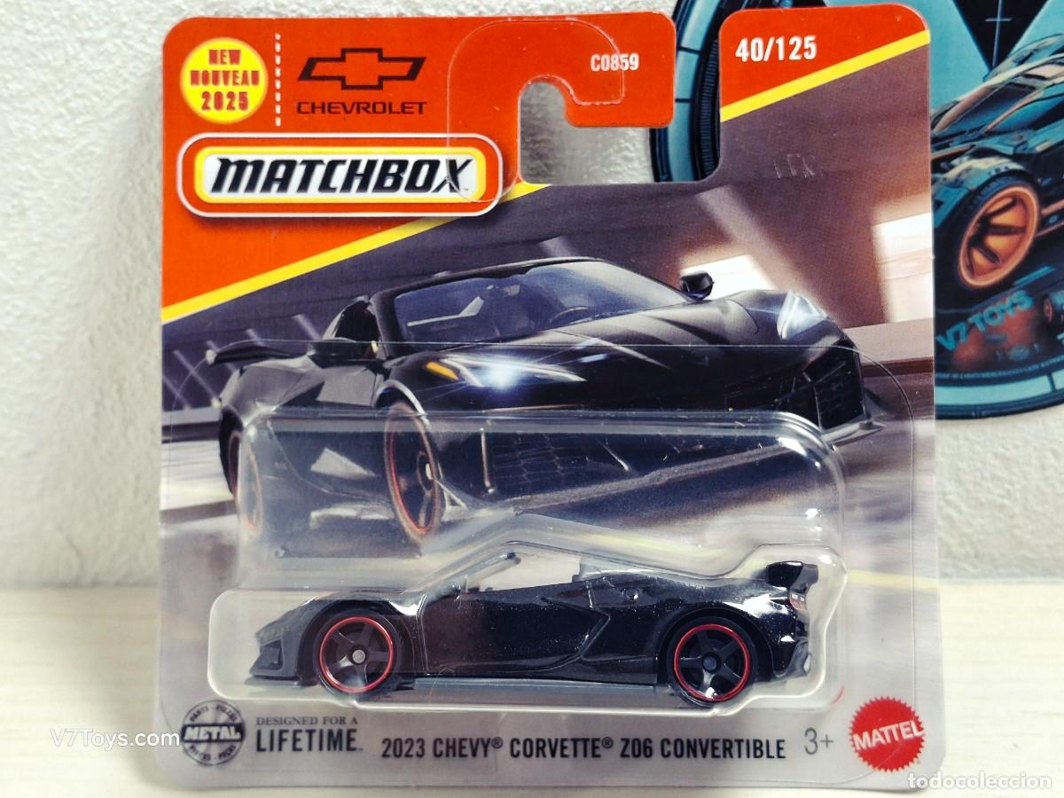 Coches a escala Matchbox: Chevrolet Corvette Z06 Convertible 2023 Matchbox Mattel
