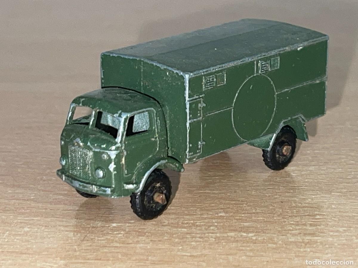 Coches a escala Matchbox: 85- Matchbox Lesney Cami&oacute;n Militar Service Ambulance Ford 3 Ton 4x4 Ref. 63 a&ntilde;os 60 Made in England