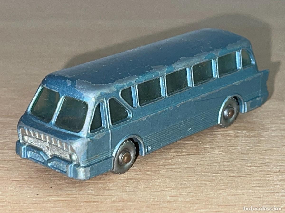 Coches a escala Matchbox: 88- Matchbox Lesney antiguo autobus Leyland Royal Tiger Coach Bus Ref. 40 a&ntilde;os 60 Made in England