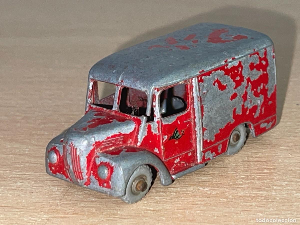 Coches a escala Matchbox: 89- Matchbox Lesney antiguo cami&oacute;n 1 TON Trojan Van Ref. 47 a&ntilde;os 60 Made in England truck lorry