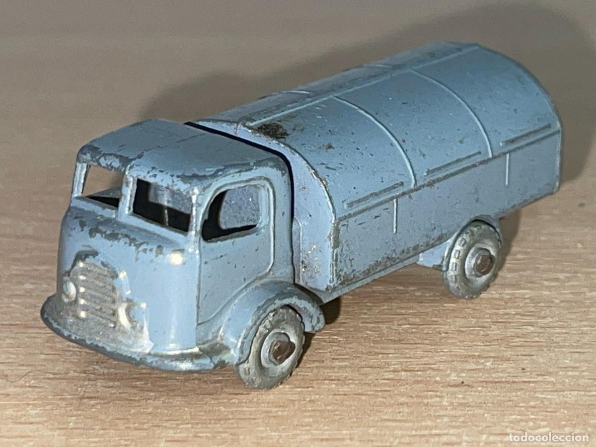 Coches a escala Matchbox: 90- Matchbox Lesney antiguo cami&oacute;n Karrier Refuse Collector Ref. 38 a&ntilde;os 60 Made in England truck