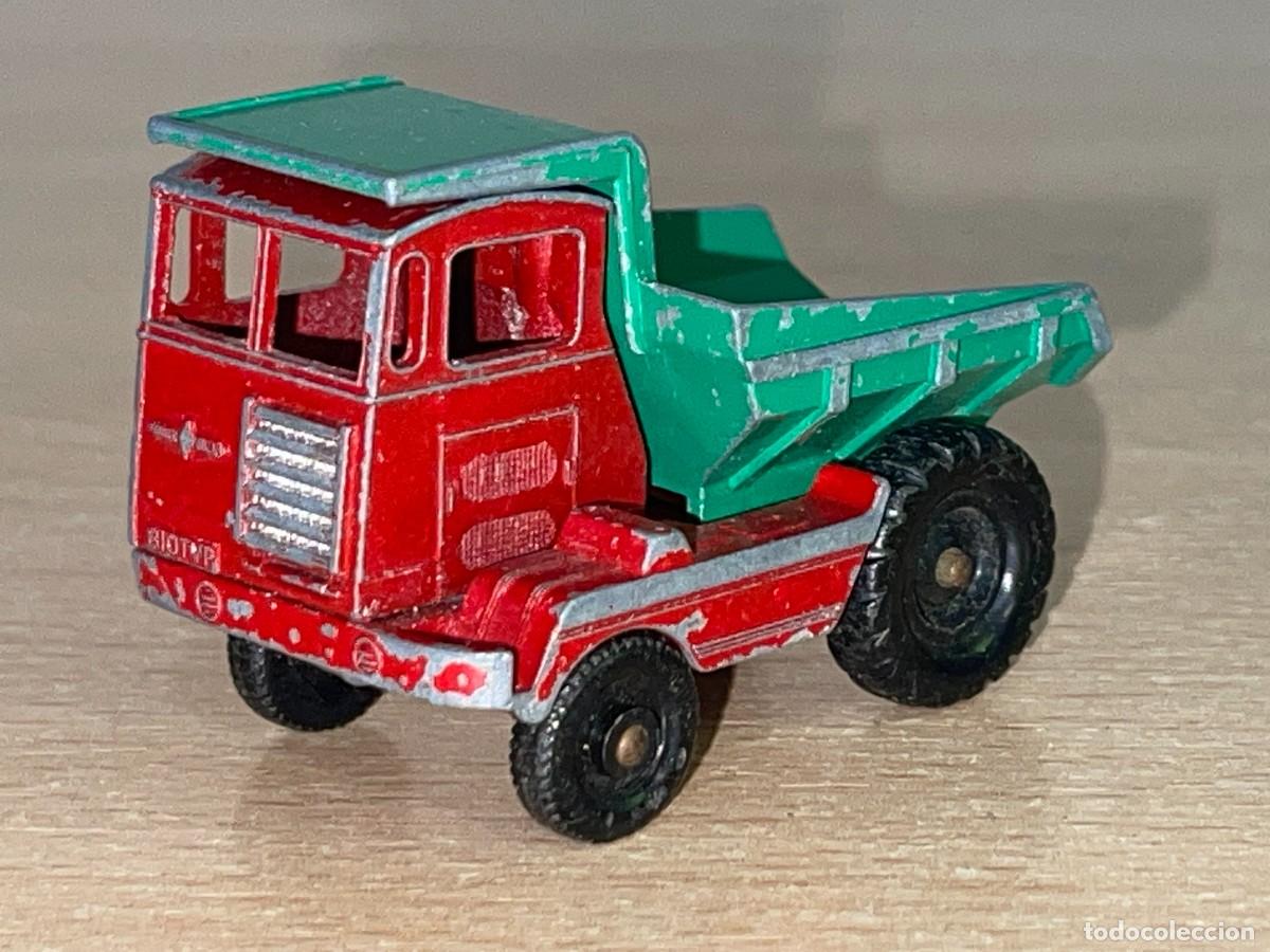 Coches a escala Matchbox: 92- Matchbox Lesney antiguo cami&oacute;n Volquete Muir Hill Dumper Ref. 2 a&ntilde;os 60 Made in England truck