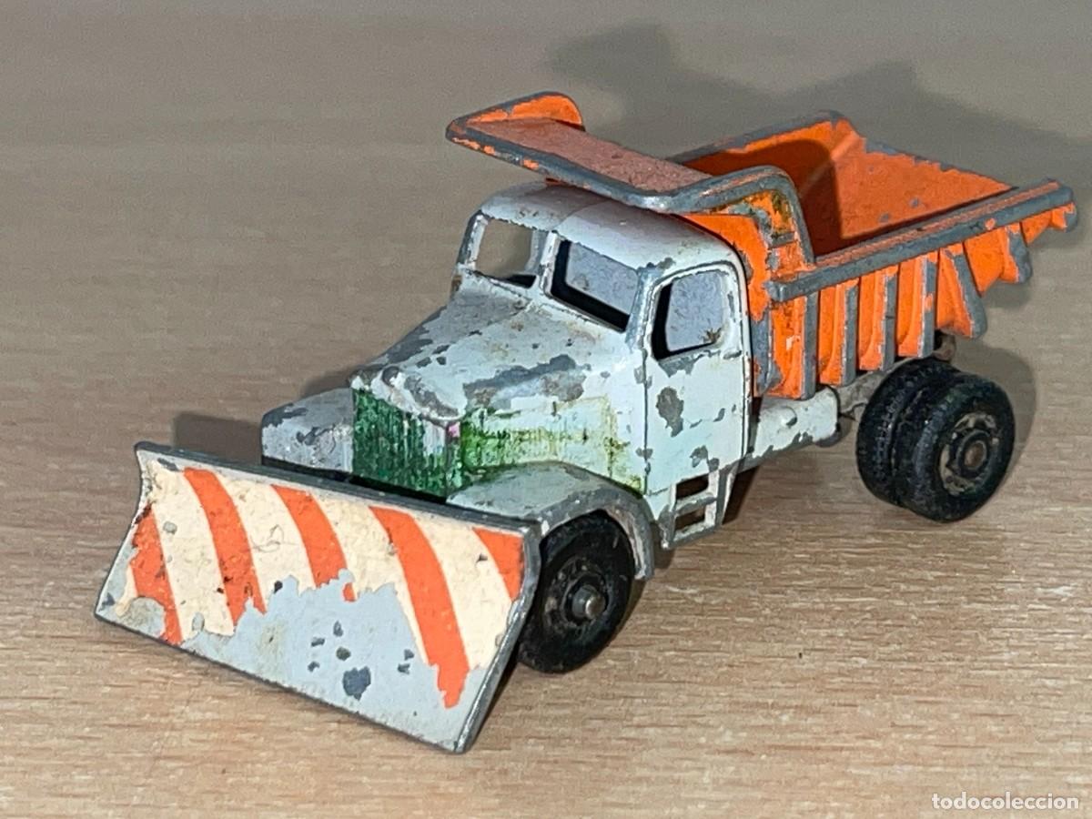 Coches a escala Matchbox: 93- Matchbox Lesney antiguo cami&oacute;n Quitanieves Scammell Snow Plough Ref. 16 a&ntilde;os 60 Made in England