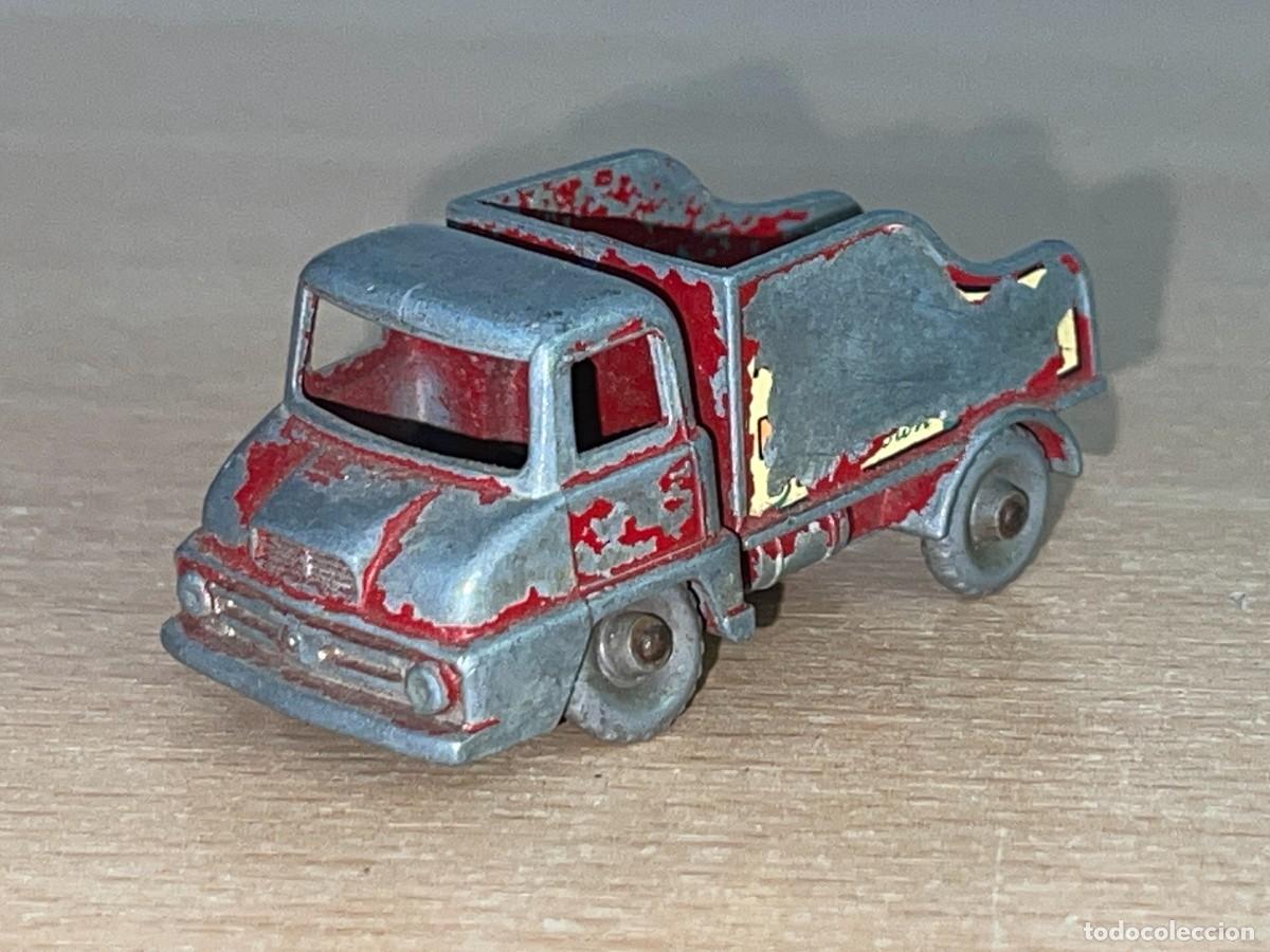 Coches a escala Matchbox: 96- Matchbox Lesney antiguo cami&oacute;n gr&uacute;a Thames Trader Wreck Truck Ref. 13 a&ntilde;os 50 Made in England