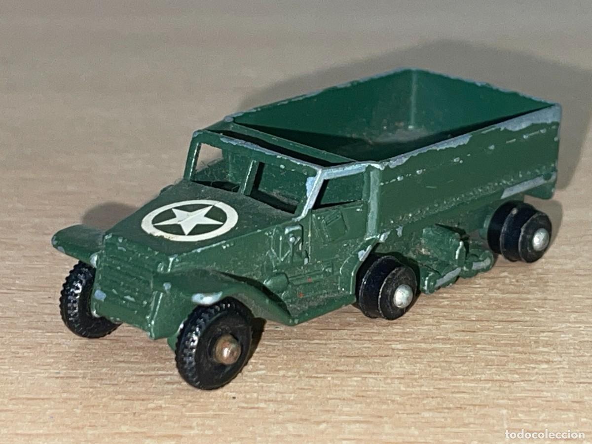 Coches a escala Matchbox: 98- Matchbox Lesney veh&iacute;culo militar M3 Personnel Carrier US Army N&ordm; 49 a&ntilde;os 70 Made in England