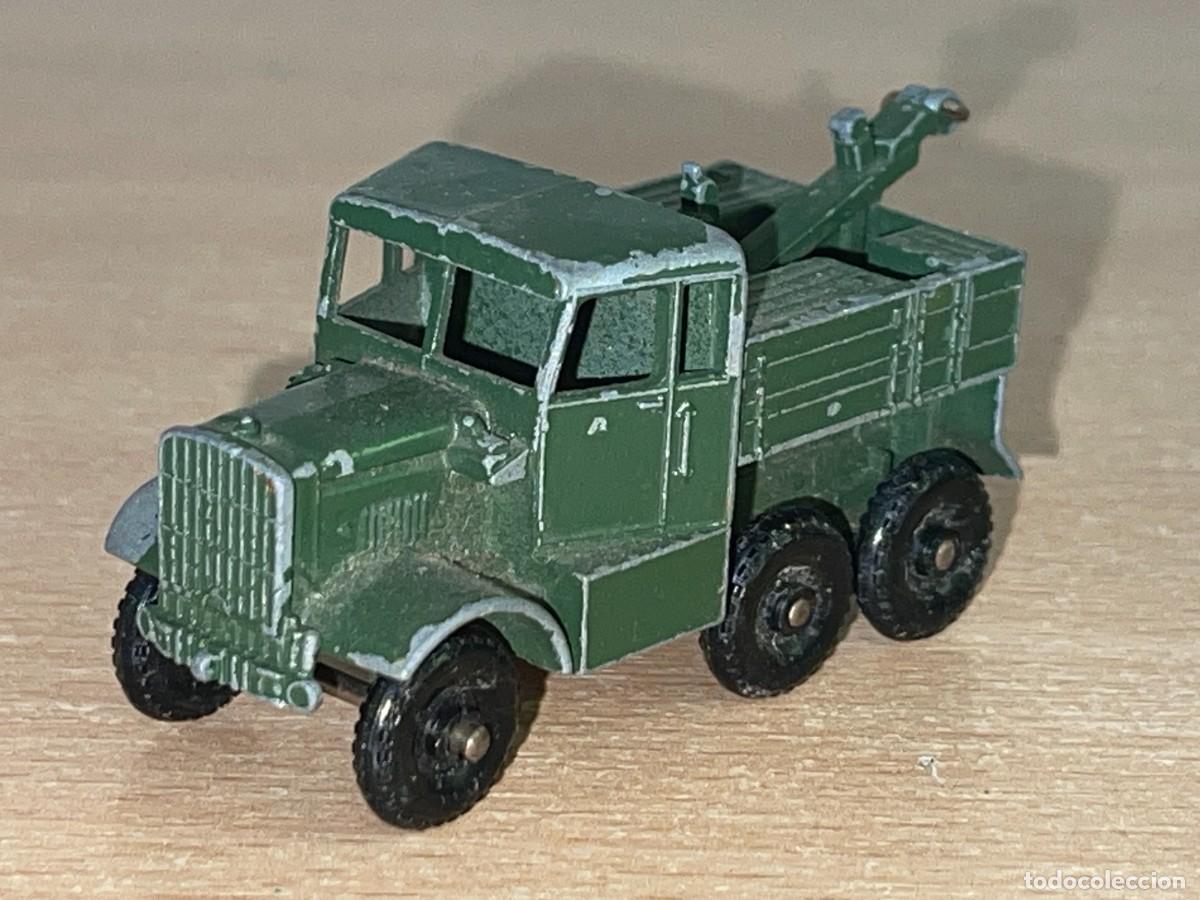Coches a escala Matchbox: 99- Matchbox Lesney veh&iacute;culo militar Scammell Breakdown Truck US Army N&ordm; 64 a&ntilde;os 70 Made in England
