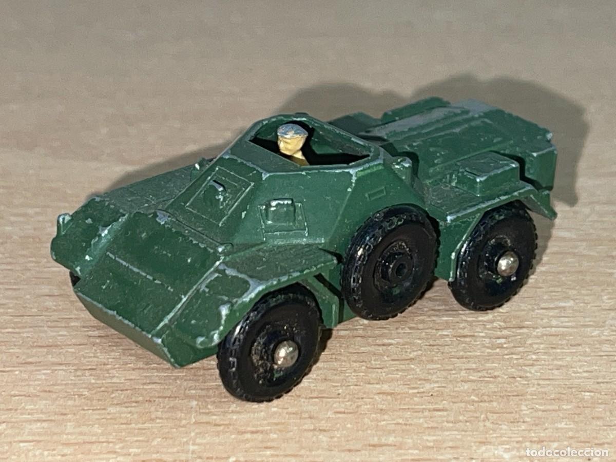 Coches a escala Matchbox: 100- Matchbox Lesney veh&iacute;culo militar blindado Ferret Scout Car N&ordm; 61 a&ntilde;os 70 Made in England