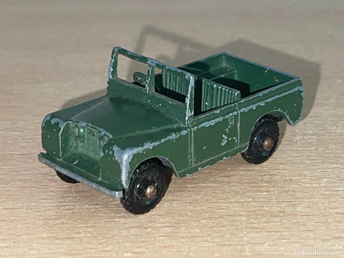 Coches a escala Matchbox: 102- Matchbox Lesney veh&iacute;culo militar Land Rover Series 2 N&ordm; 12 a&ntilde;os 60 Made in England jeep