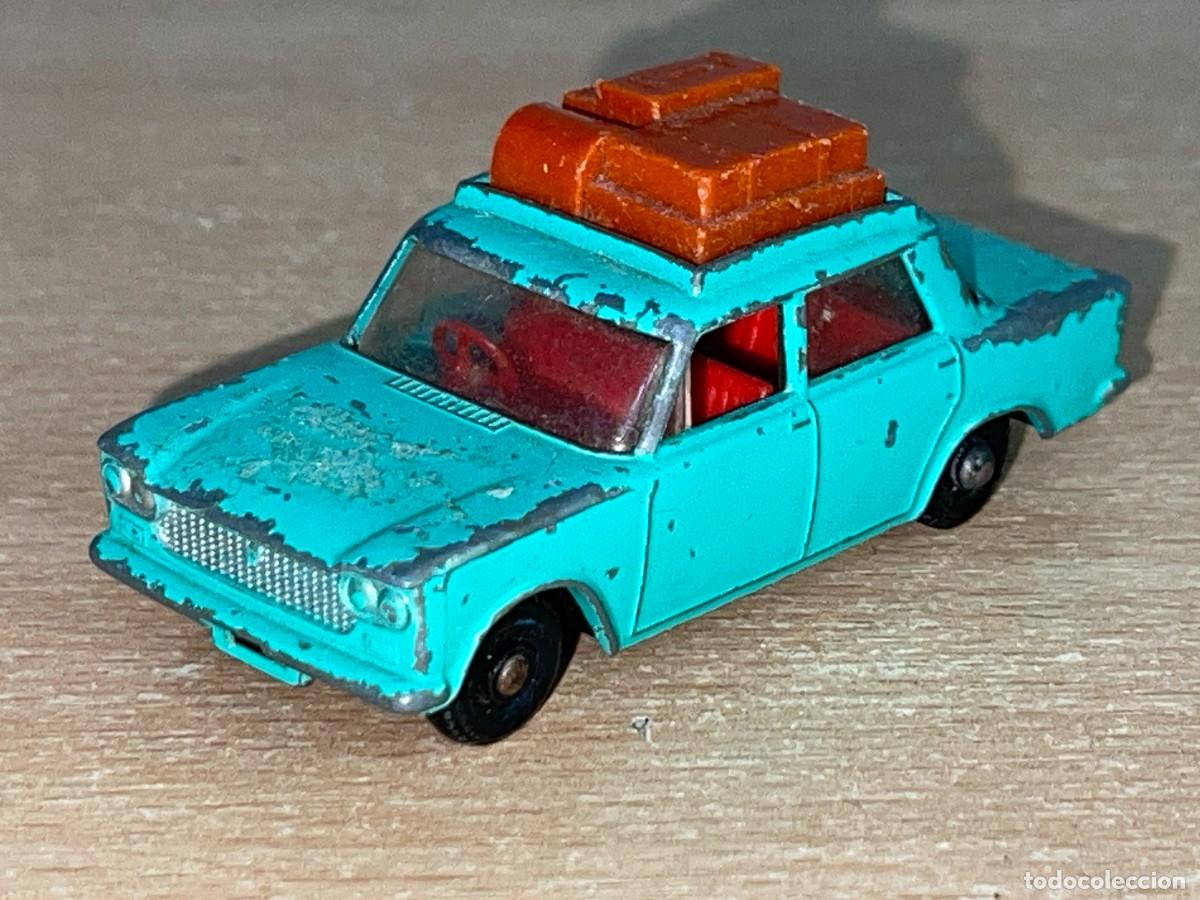 Coches a escala Matchbox: 110- Matchbox Lesney coche Fiat 1500 N&ordm; 56 a&ntilde;os 60 Made in England die-cast metal car seat 1500