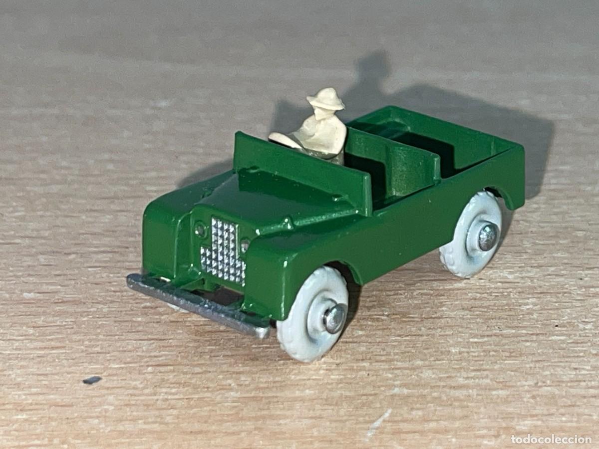 Coches a escala Matchbox: 113- Matchbox Lesney Moko veh&iacute;culo militar Land Rover N&ordm; 12A a&ntilde;os 50 Made in England jeep