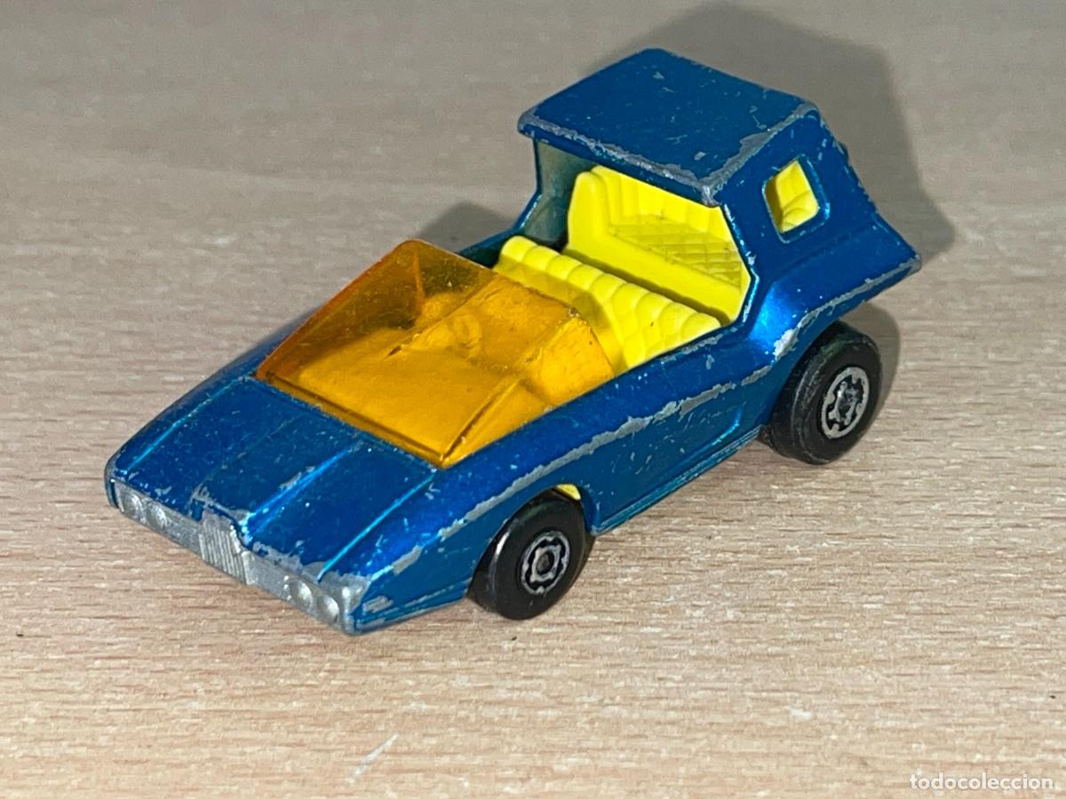Coches a escala Matchbox: 124- Matchbox Lesney Superfast Soopa Coopa coche azul Ref. N&ordm; 37 a&ntilde;o 1972 Made in England